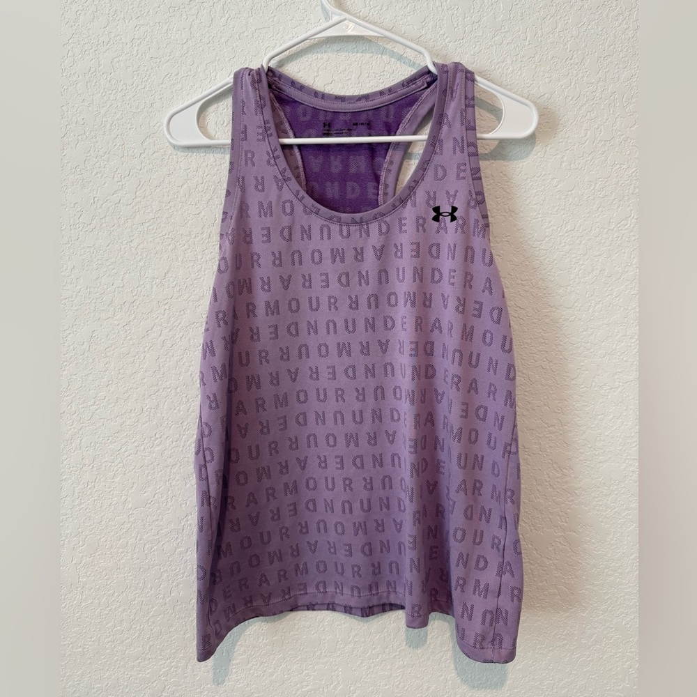 Under Armour Women's Lavender Tank Top - Size M